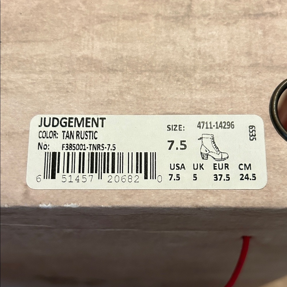 NEW! BED|STU Judgement Lace Up Boots - Picture 7 of 7